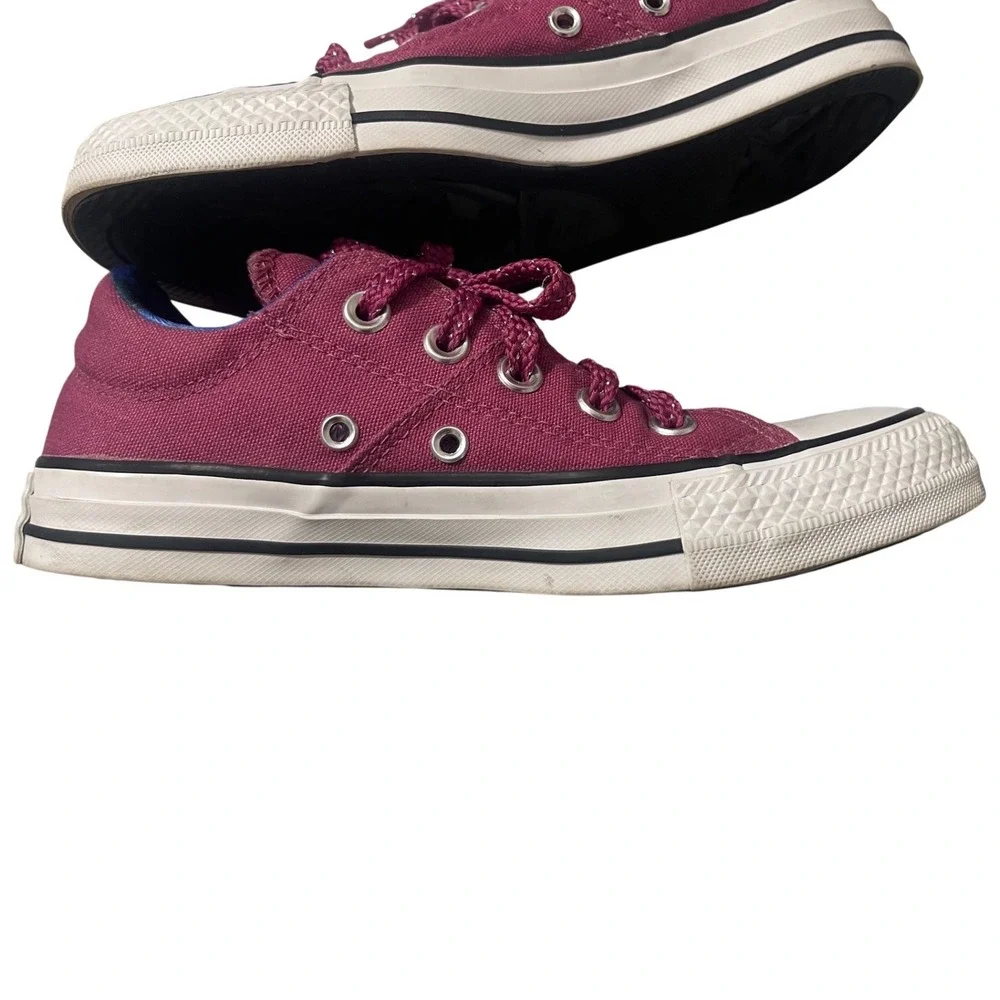Converse‎ Chuck Taylor All Star Magenta Pink Sparkle Lace Low Top Sneakers